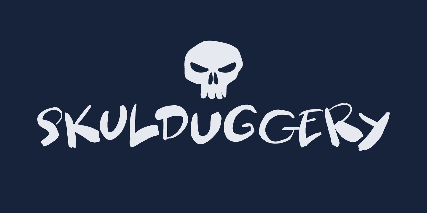 Skulduggery DEMO font